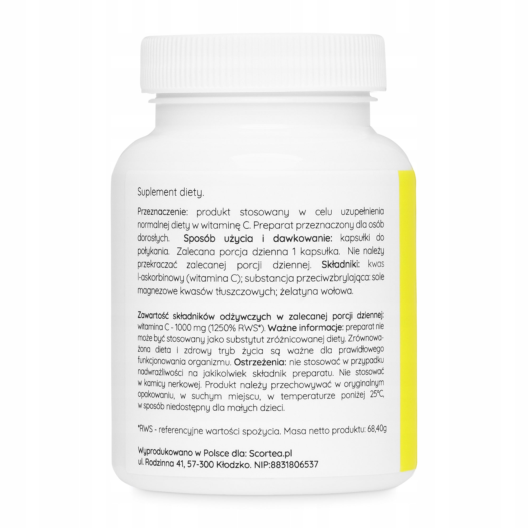 Duratio Vitamin C 1000 mg L-Ascorbic Acid Vitamin Life 60 Capsules Brand no brand