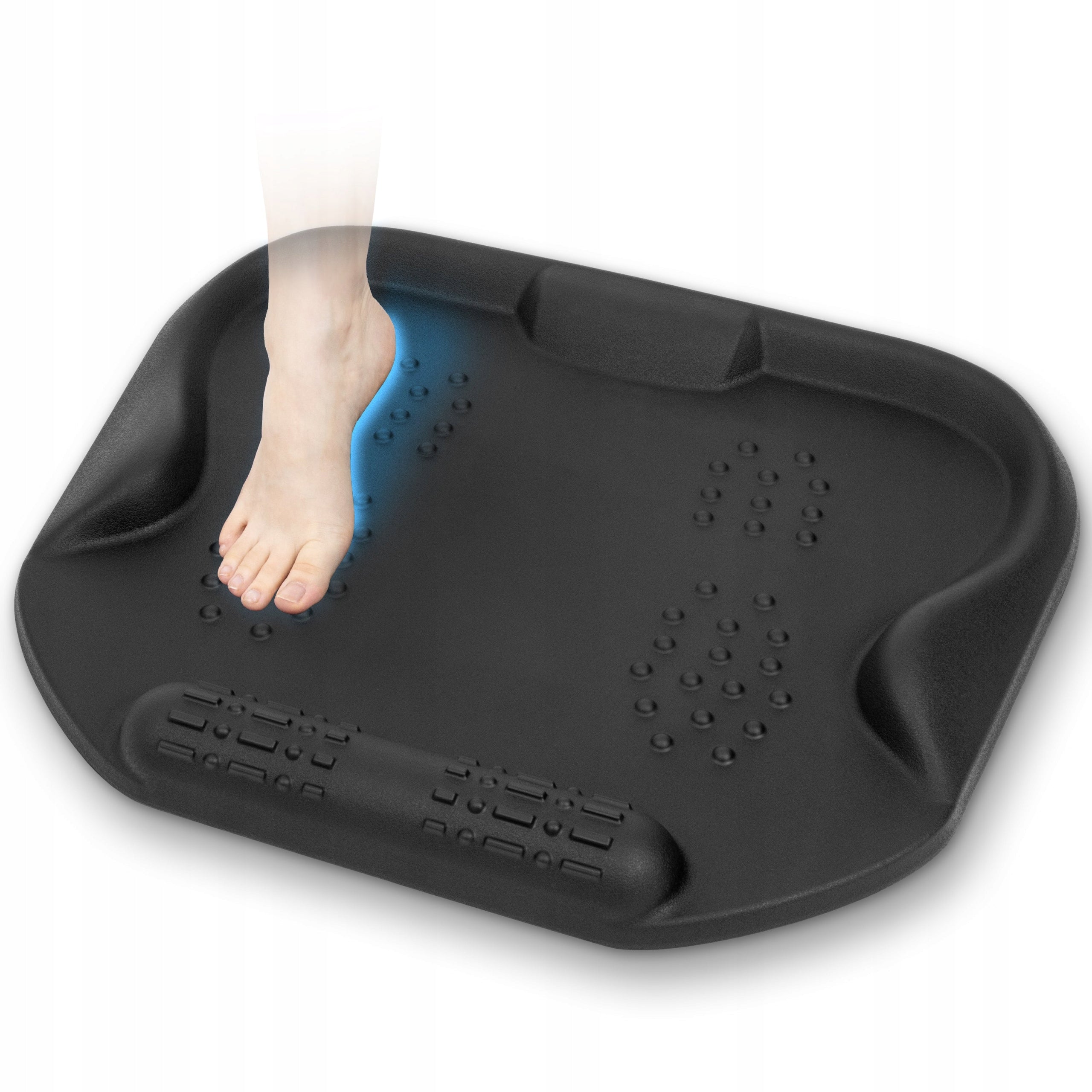 Duronic FT01 Anti-Fatigue Mat Footrest Floor Mat with Massage Points Color black