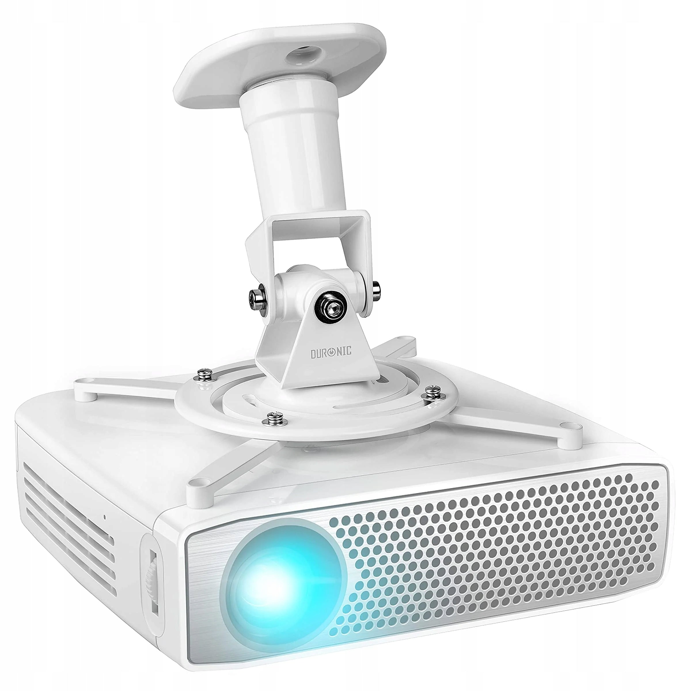 Duronic PB07XB Projector holder universal white up to 10 kg