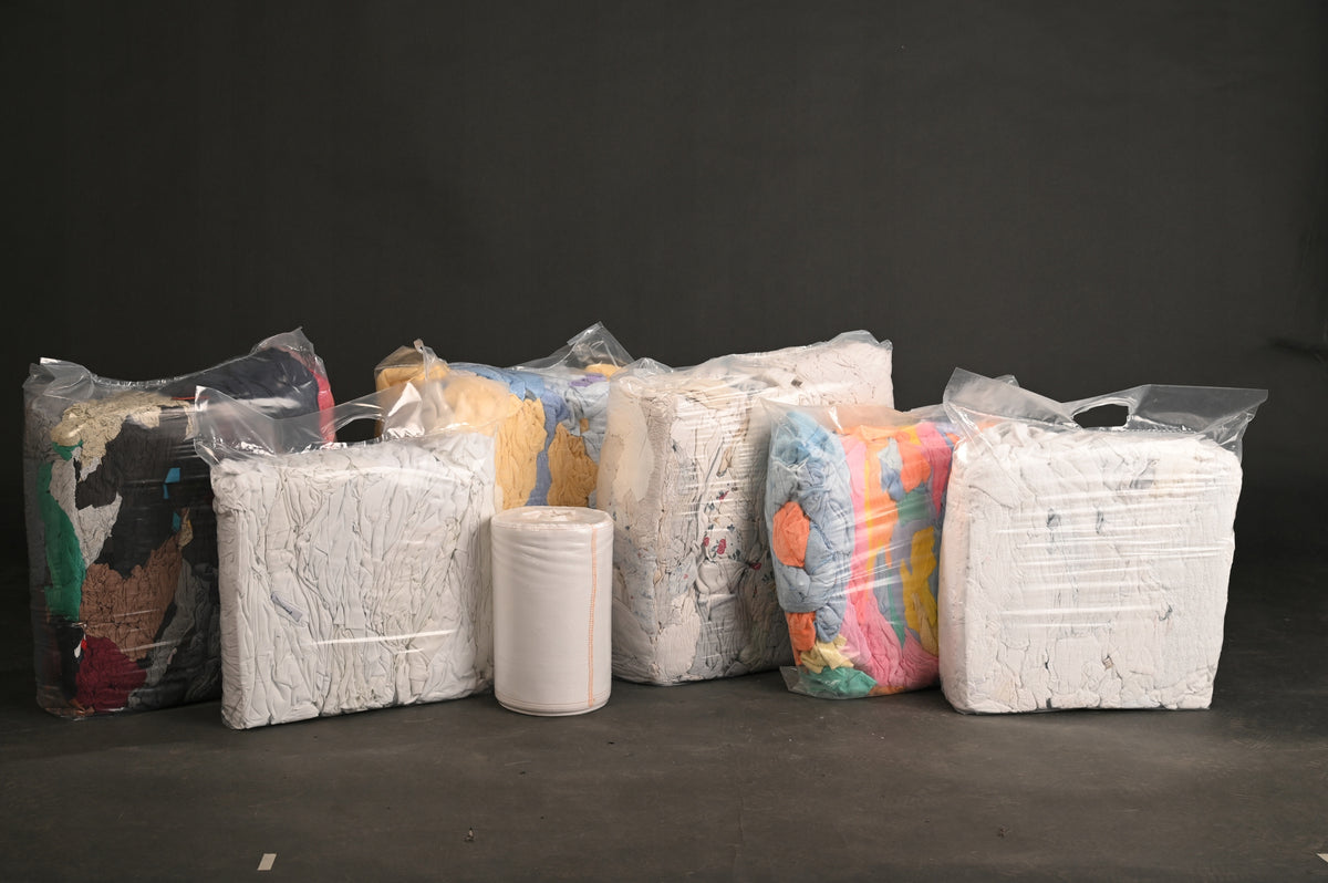 Dust-Free Cotton Industrial Bedding White Mix Cut 7 KG Manufacturer code CZYŚCIWO BAWEŁNIANE PRZEMYSŁOWE POŚCIEL BIAŁA