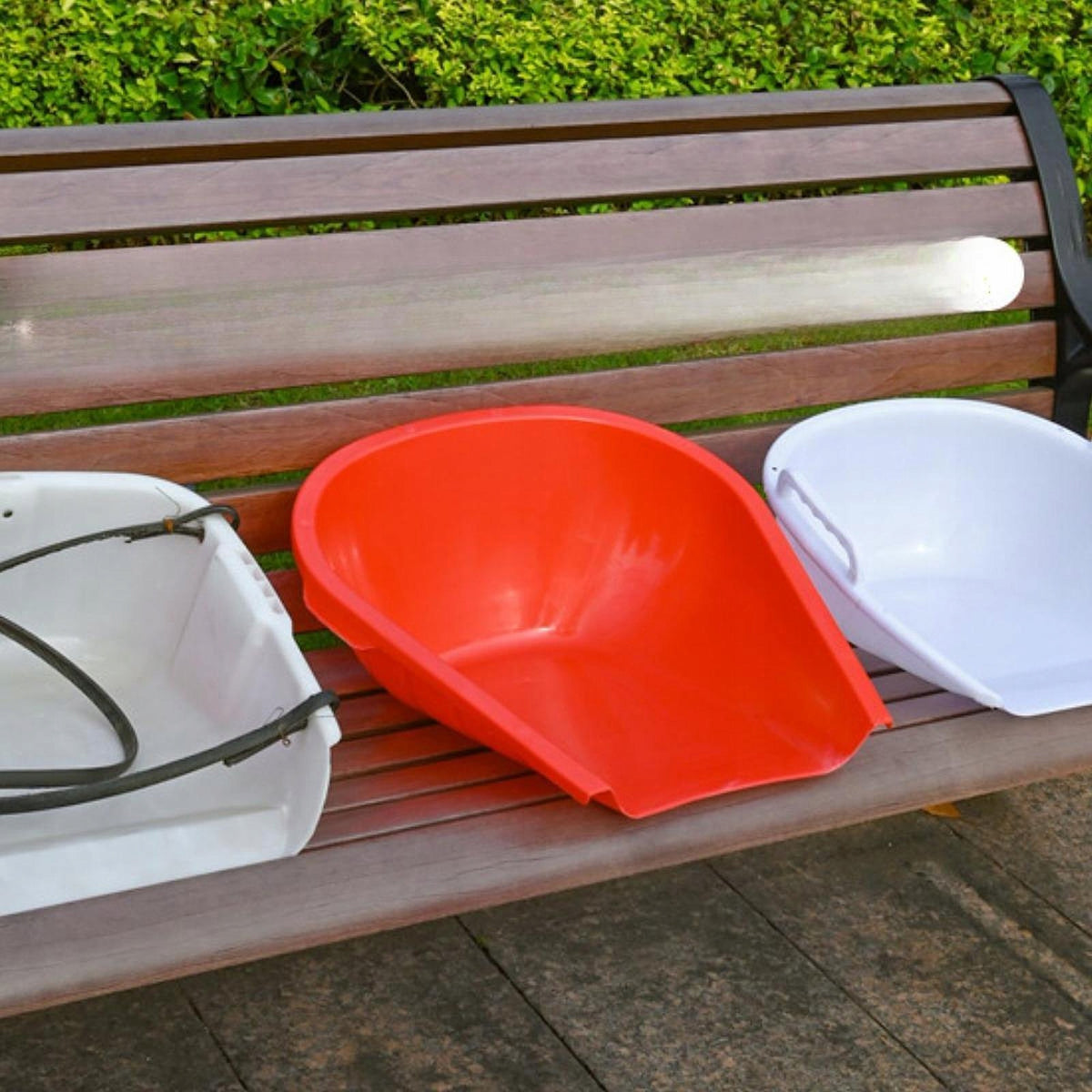 Dust Pan Farm Tool with 4 Holes Reusable Sweeping Supplies Cleaning Dustpan Brand no brand
