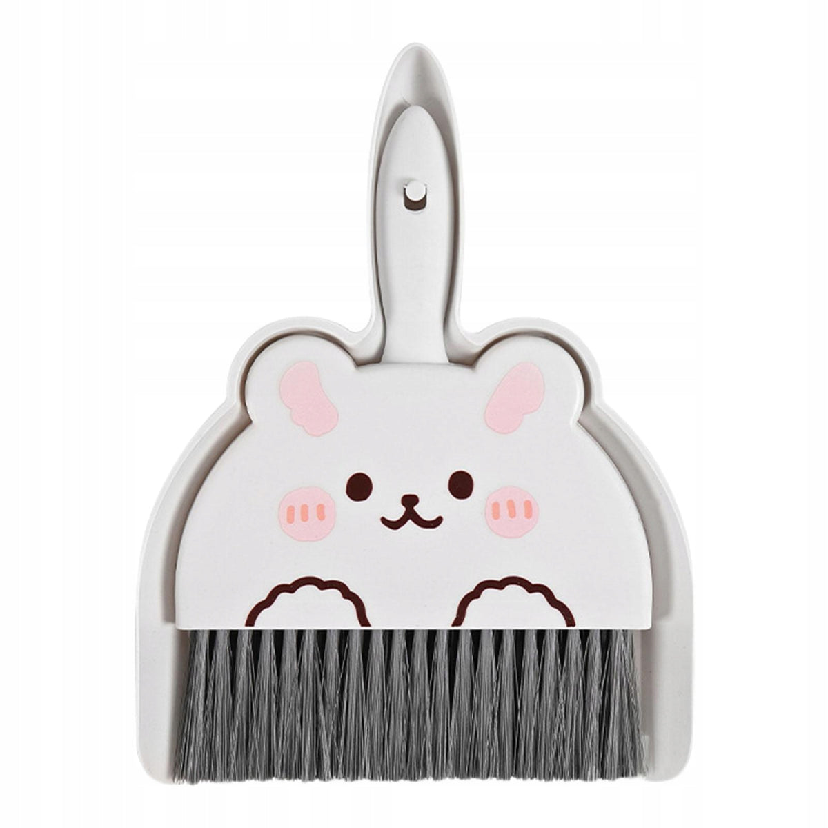 Dust Pan and Hand Broom Durable Convenient Little Housekeeping white bunny Packaging status original