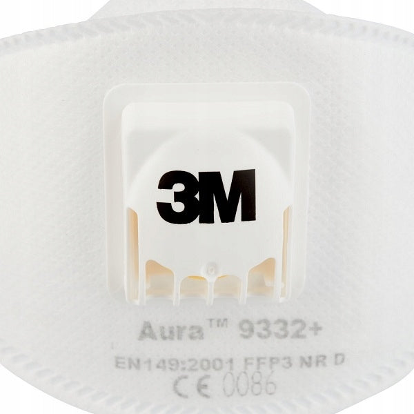 Dust mask 3M 9332+ AURA FFP3 half mask Packaging status original