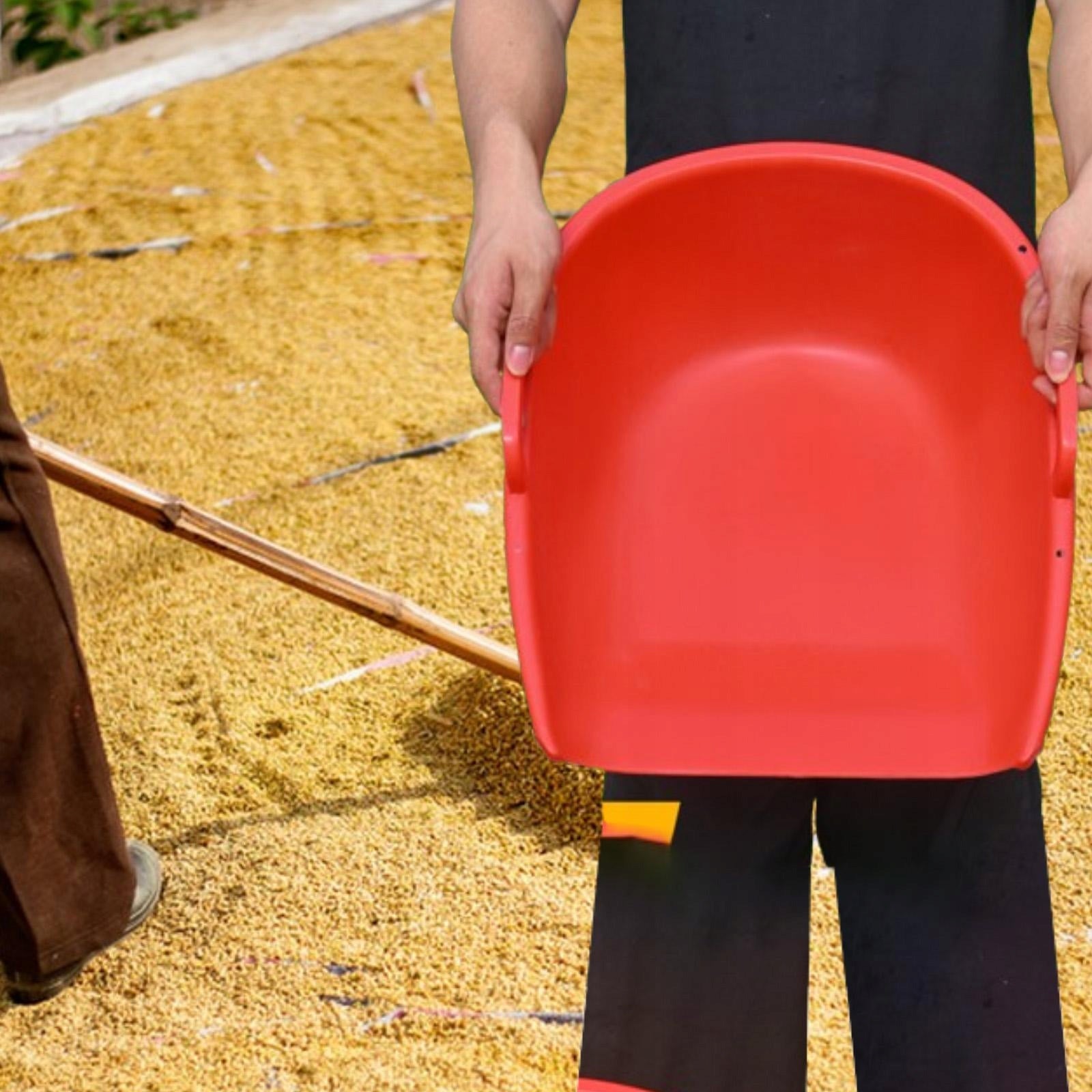 Dustpan Garbage Shovels with 4 Holes Farm Tools Collector Snow Removal Tool