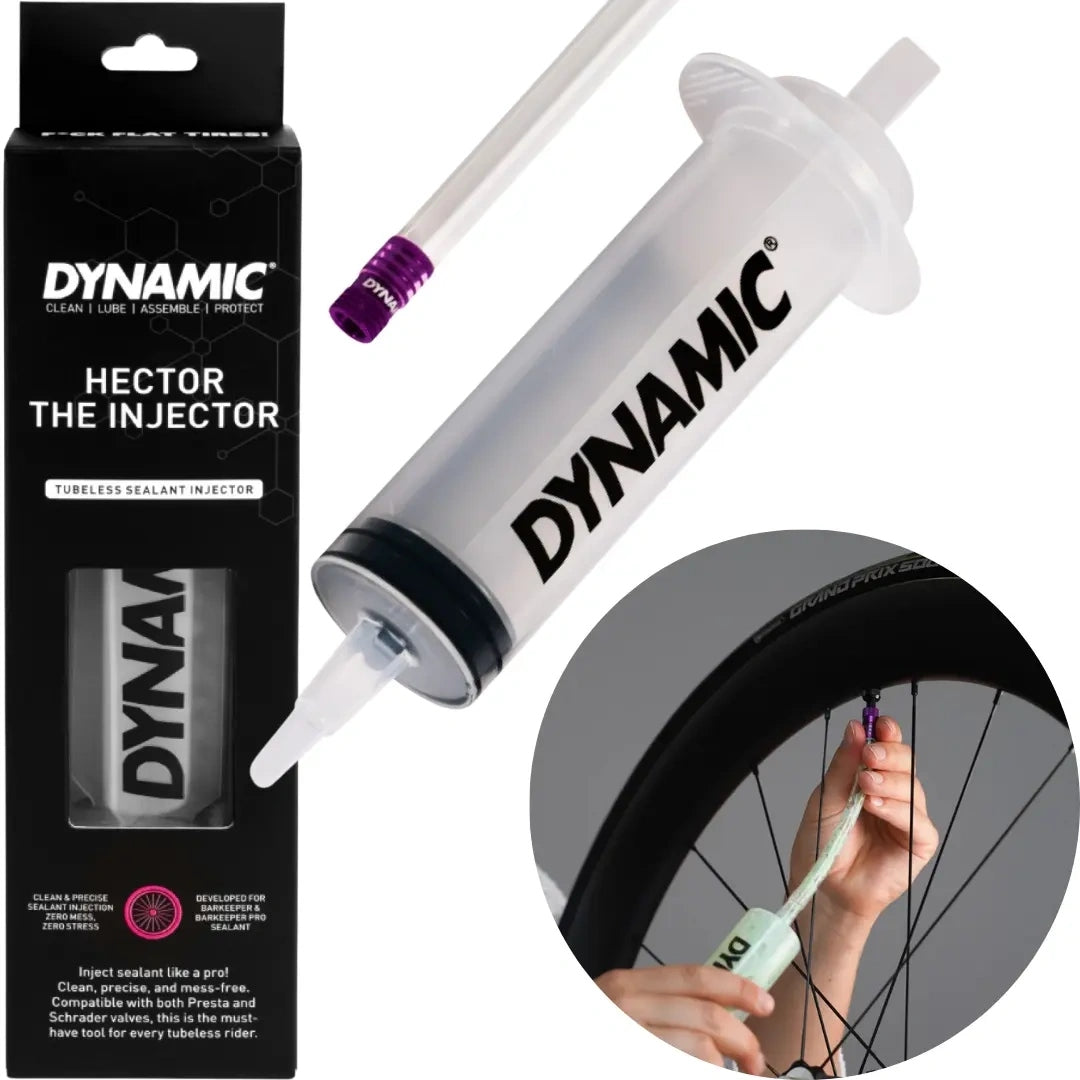 Dynamic Tubeless Hector The Injector Syringe for Sealant