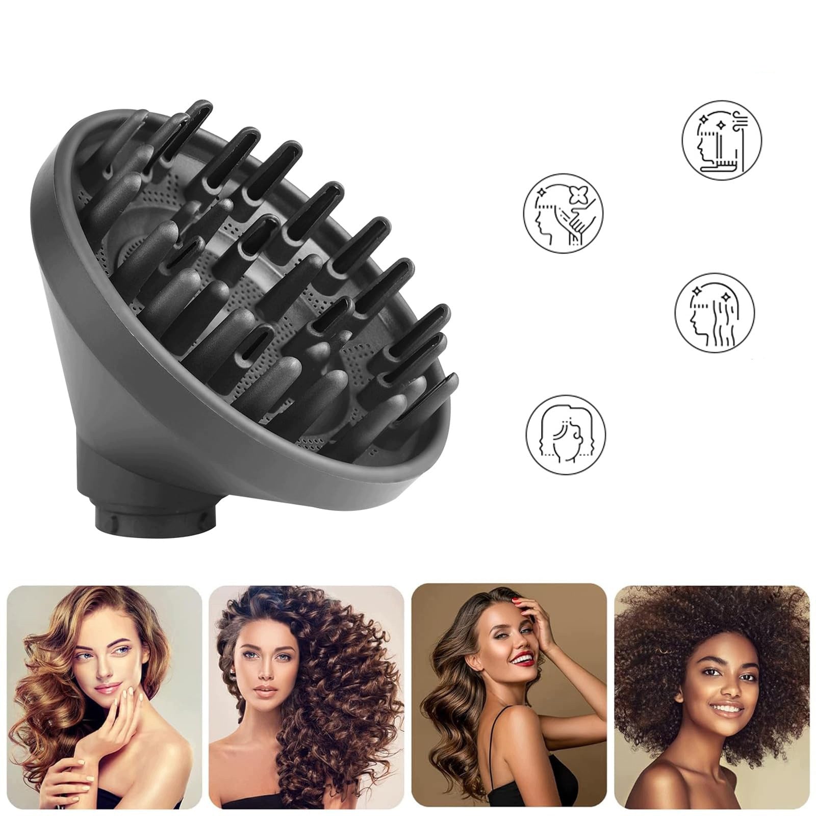 Dyson Airwrap Accessory Diffuser, Drying Nozzles HS05 HS03 HS01