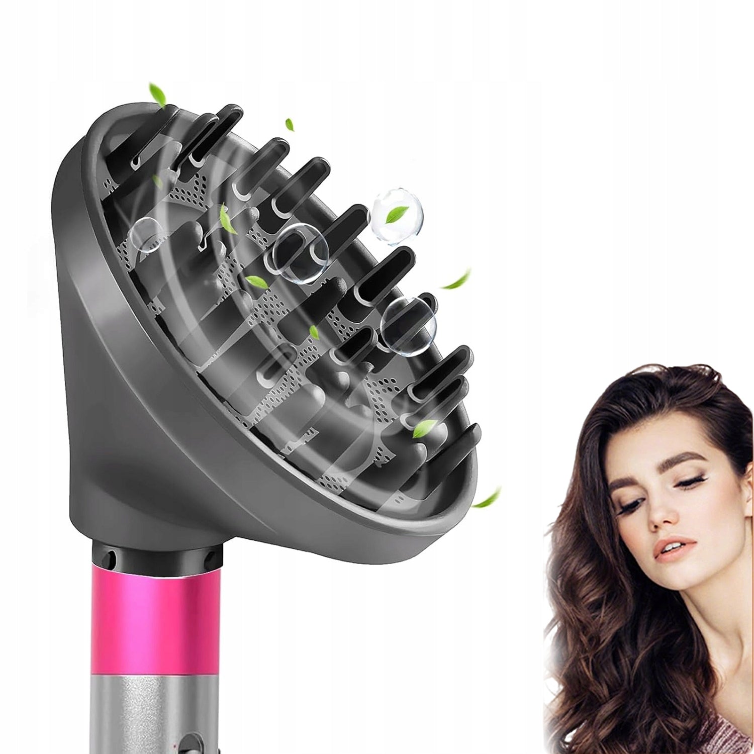Dyson Airwrap Hair Diffuser HS05 HS03 HS01, Diffuser Nozzle ,Grey