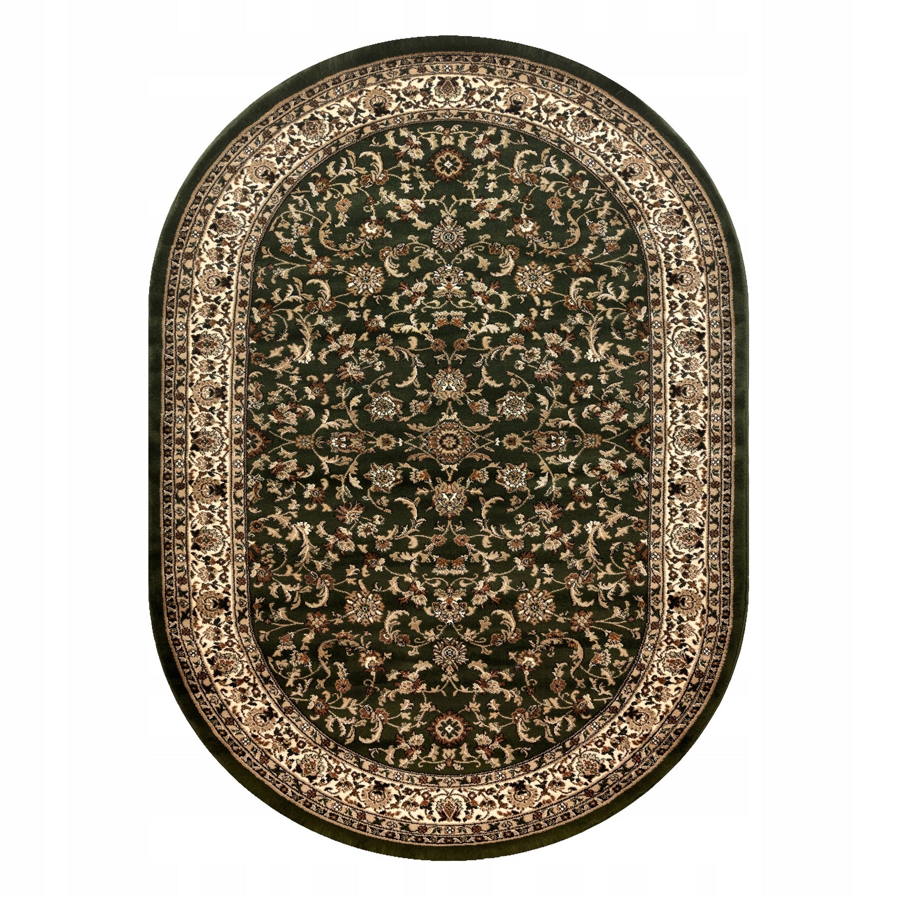 Teppich ROYAL ADR ovales Design 1745 grün