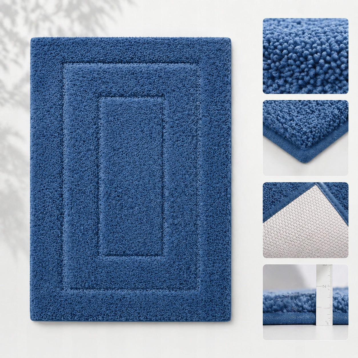 Dywanik Łazienkowy Chłonny z Mikrofibry Antypoślizgowy 80x50 cm Manufacturer code Bath Mat