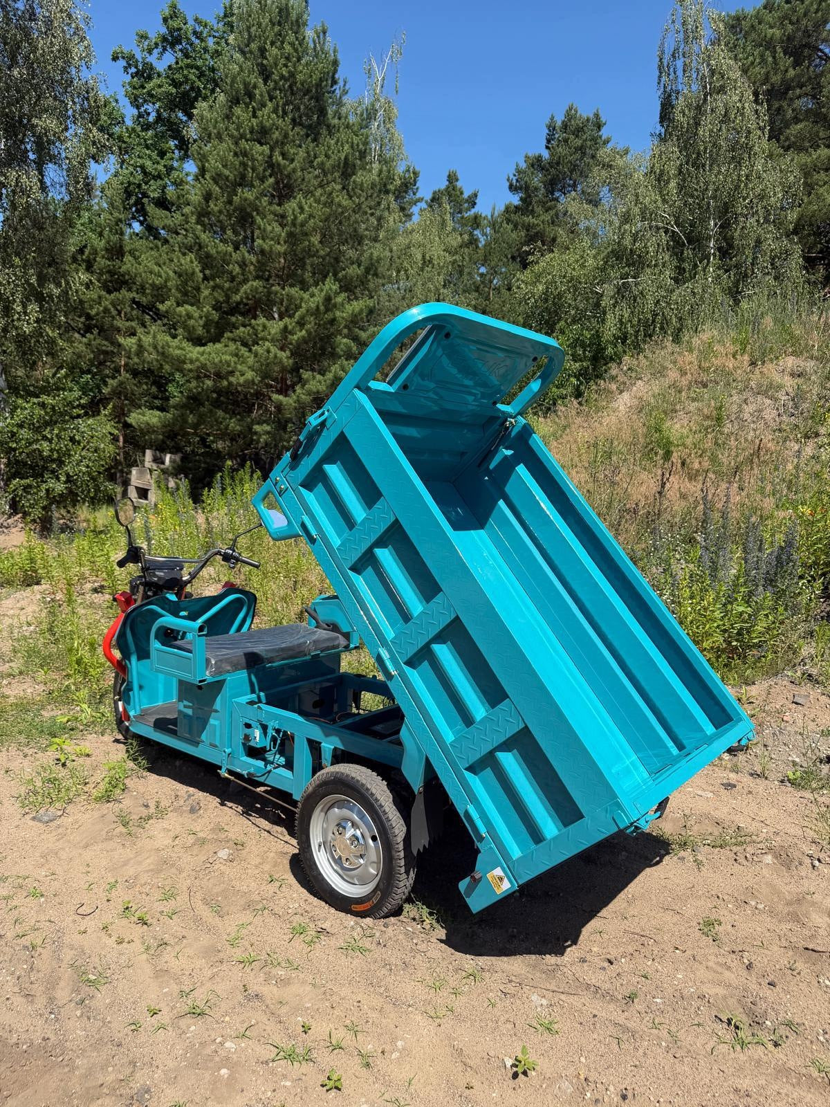 E-TUK Cargo Electric Tricycle Transport hydra-Kiper 500 kg 1500W Manufacturer code CASET-1