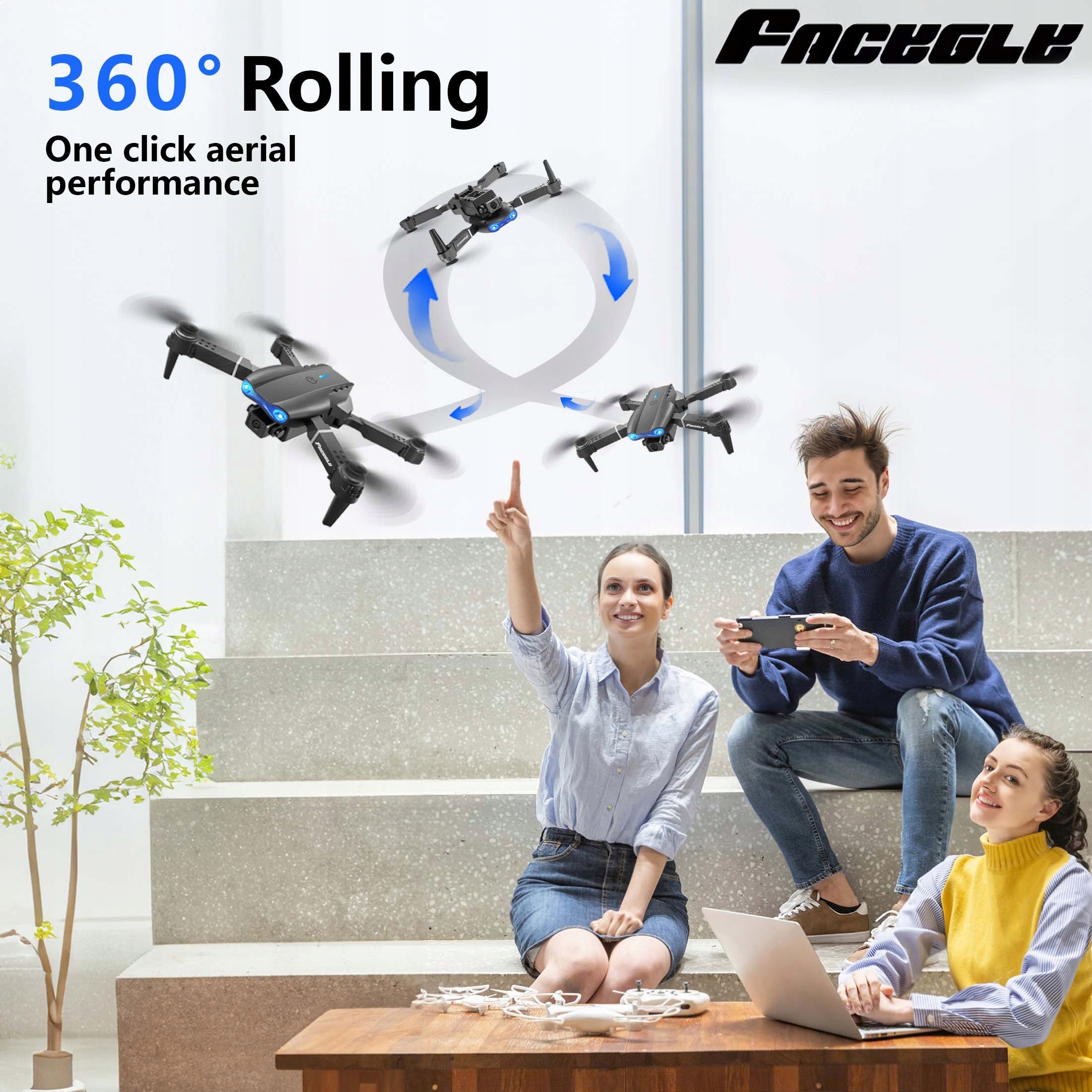 E99 nova Kids Drone: One-Key 360° Flip & Auto Return, Safe Beginner Drone Manufacturer code E99