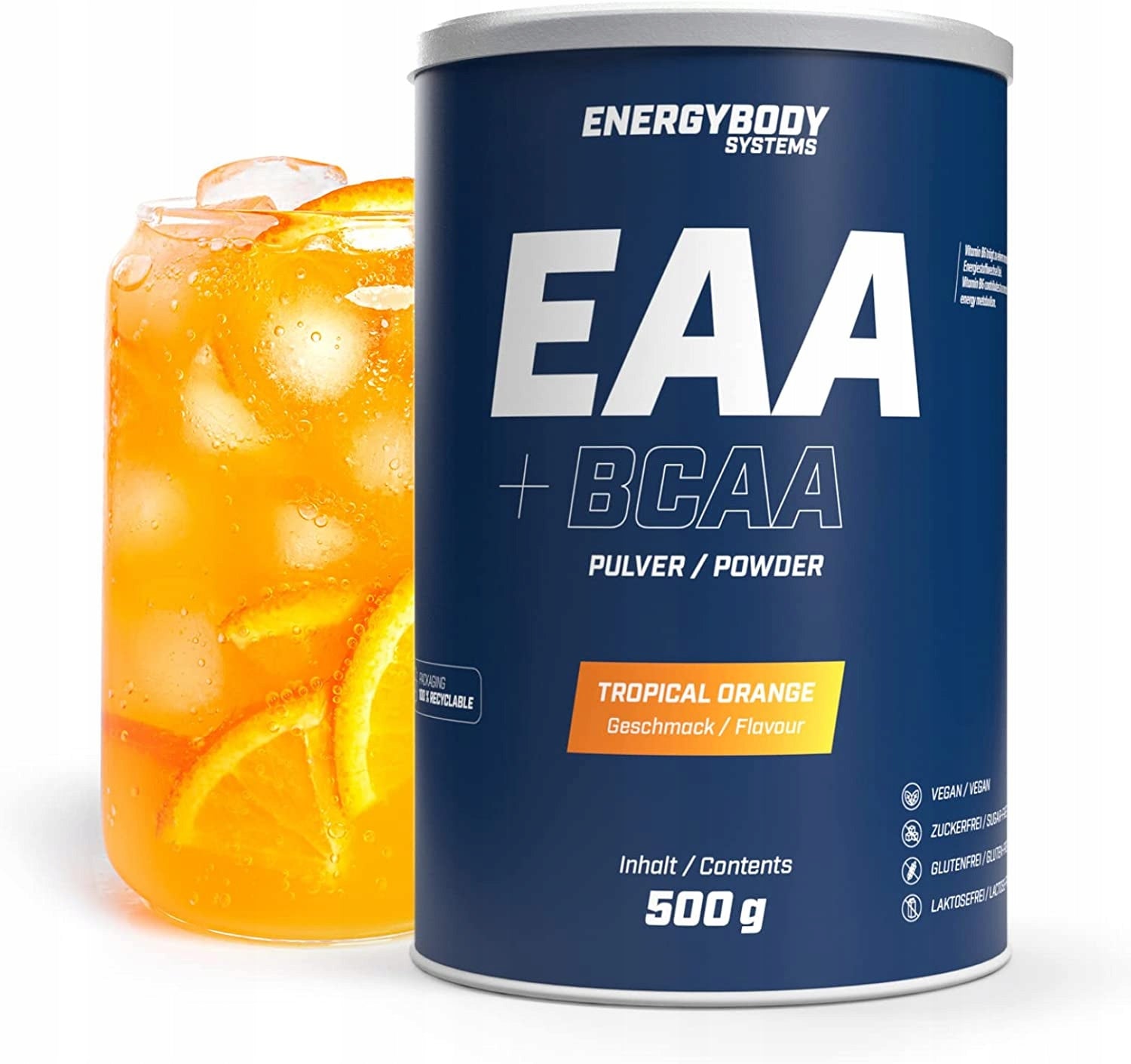 EAA - 8 essential amino acids with B6 - orange
