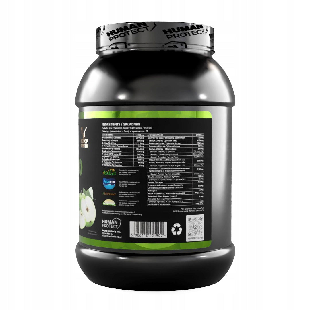 EAA EAAmino Powder Human Protect 1350 g apple Expiration date at least six months from the date of purchase