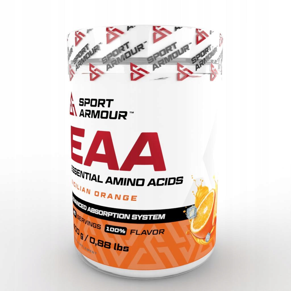 EAA Sport Armour 400g - Exogenous Amino Acids with Astragin, Aquamin, Bioperine Expiration date at least six months from the date of purchase