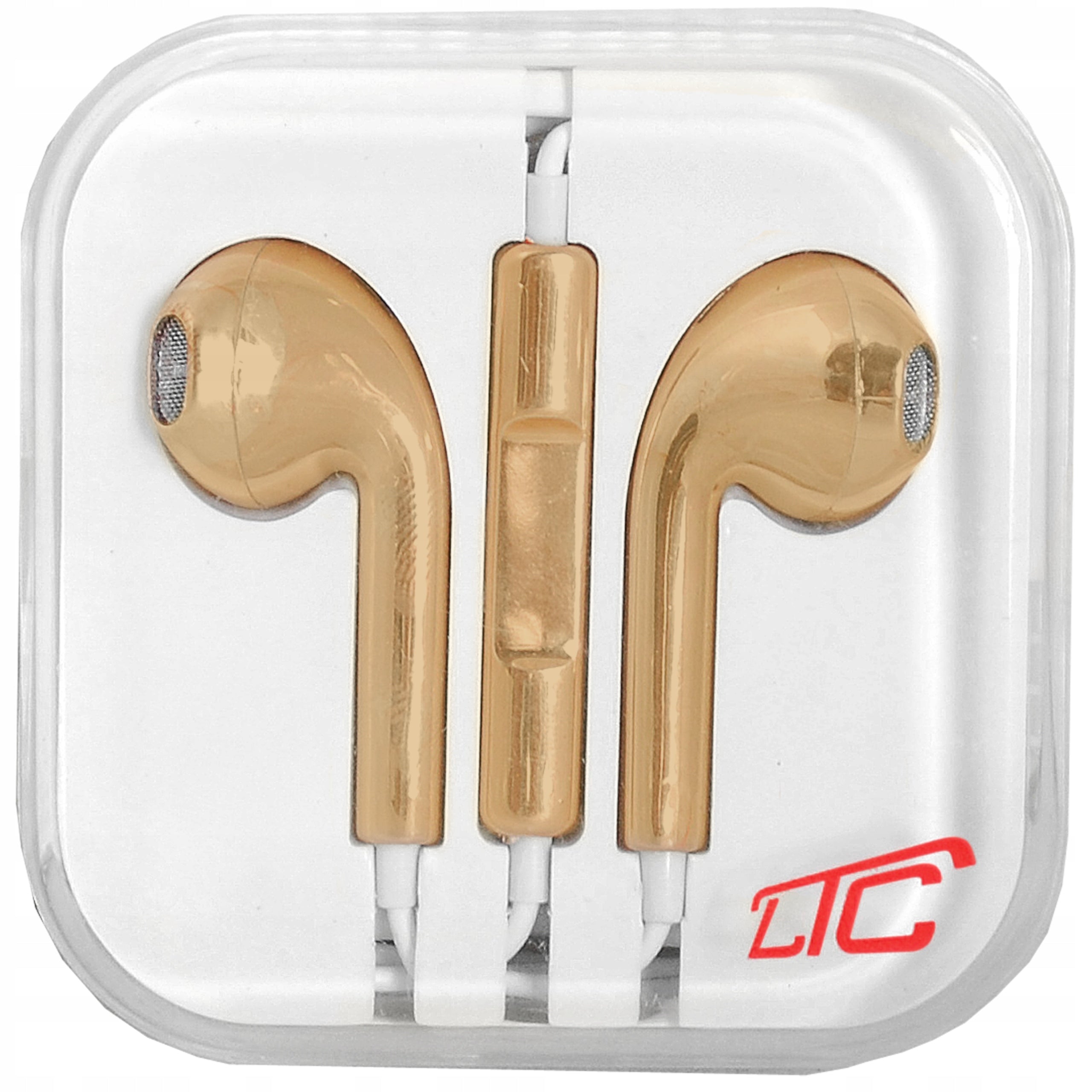 EARBUDS LTC JACK 3.5MM GOLD WITH MICROPHONE AND REMOTE CONTROL EAN (GTIN) 5902270727586