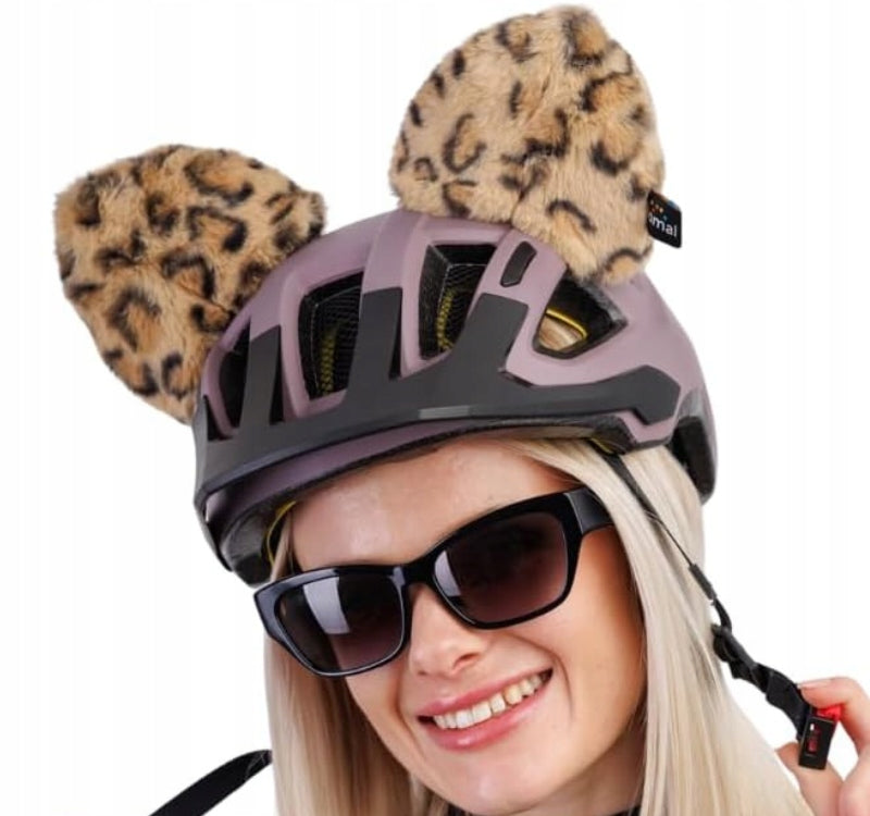 EARS LEOPARDA bicycle helmet ornament children bicycle scooter child ski Packaging status original