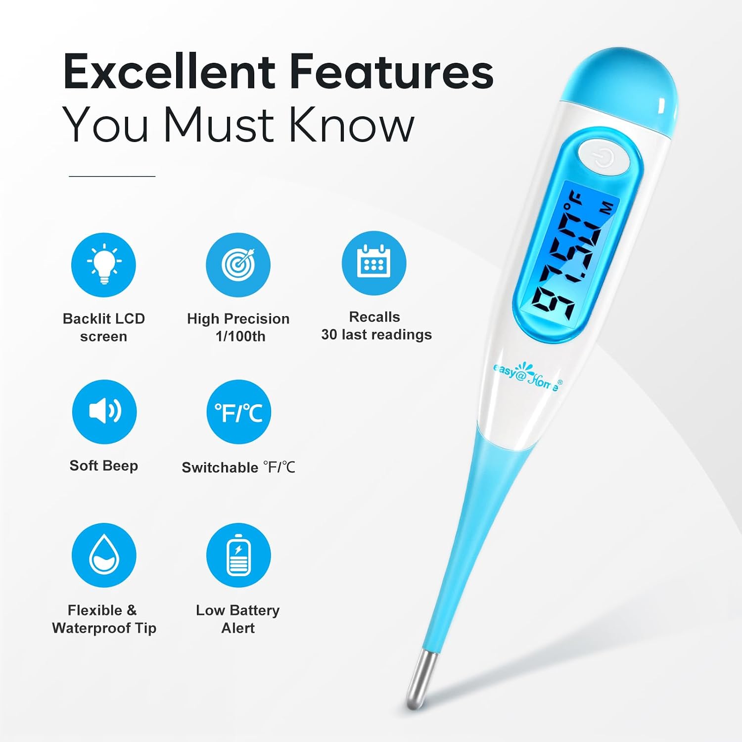 EASY@HOME ± 0,05°C DIGITAL BASE THERMOMETER FOR MONITORING SKY OVULATION Medical device type medical device or in-vitro diagnostic medical device