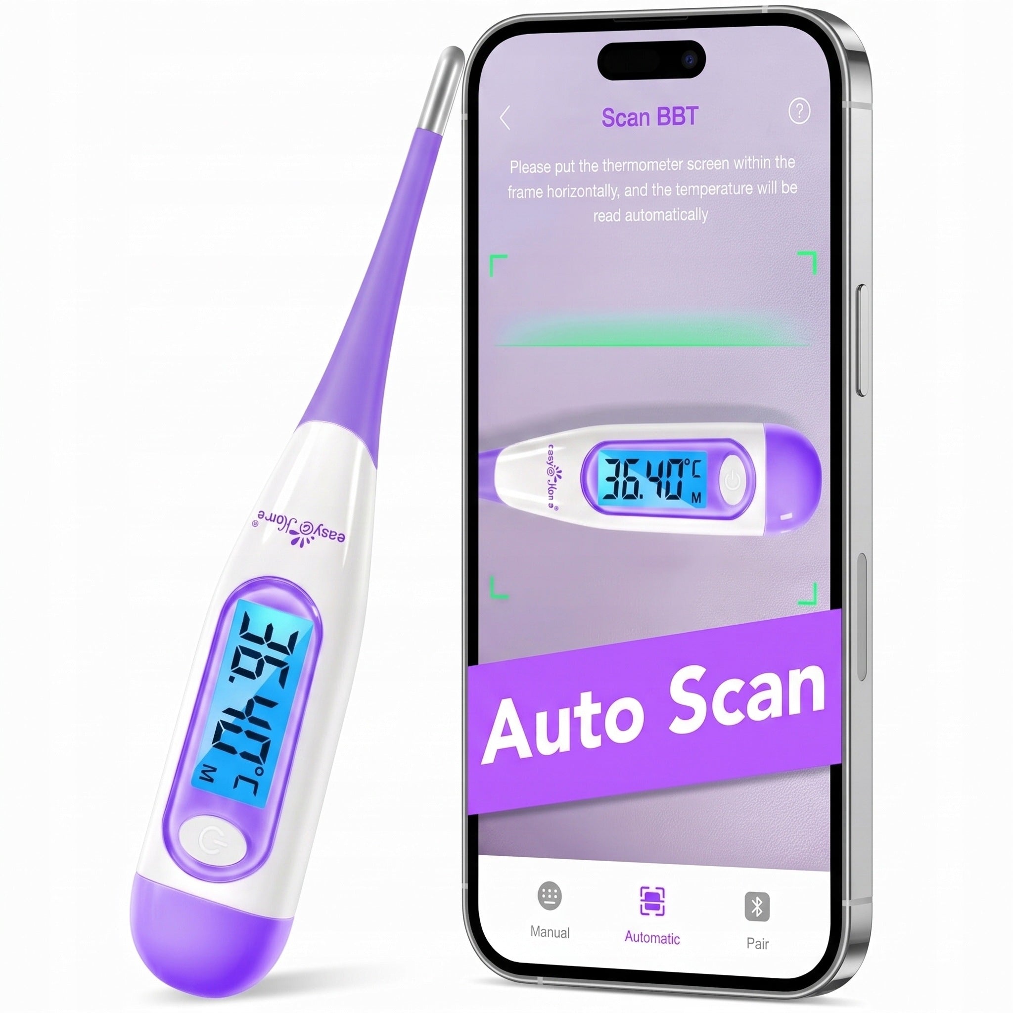 EASY@HOME BASE THERMOMETER EBT-100 BBT 0,01°C MEMORY 30 MEASUREMENTS