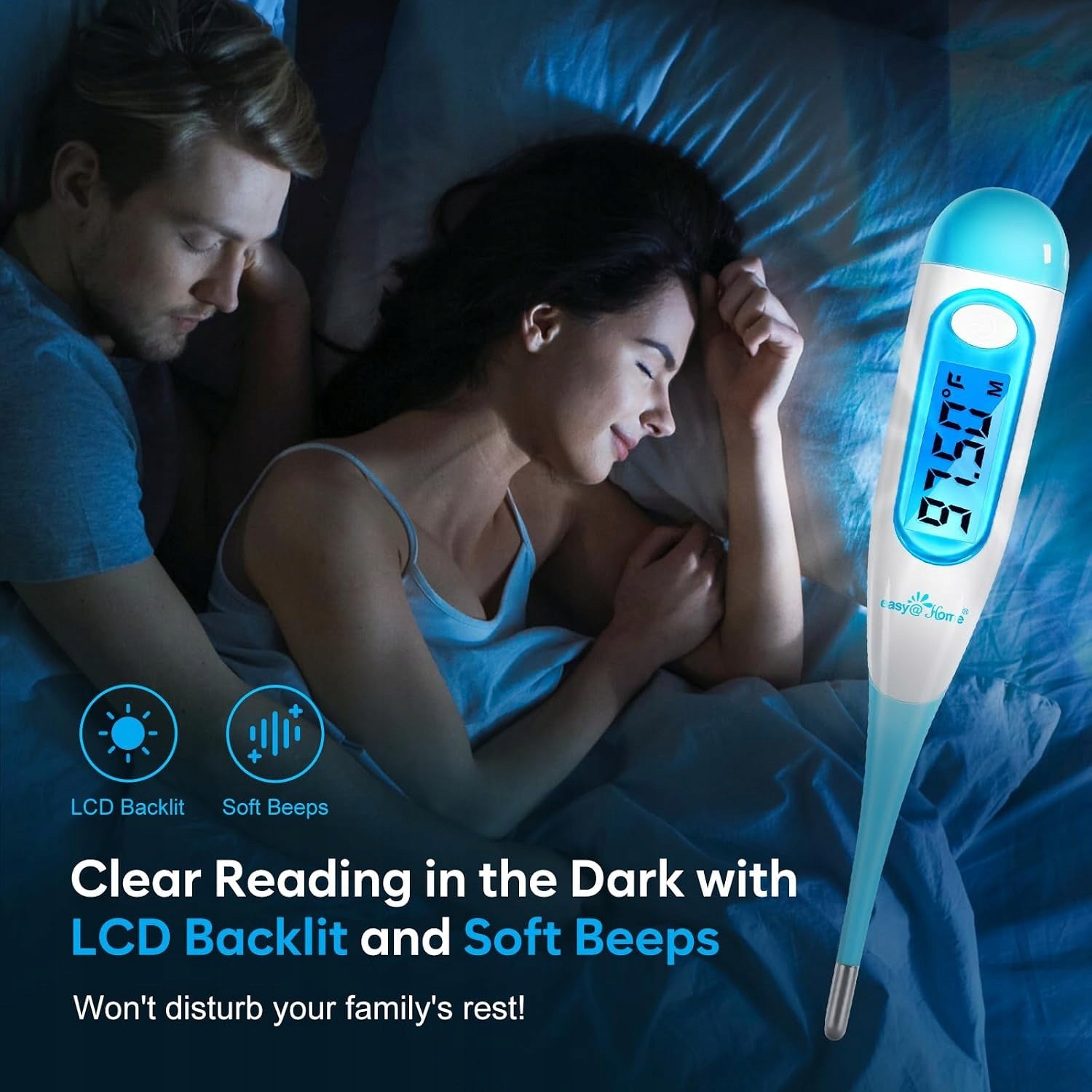 EASY@HOME DIGITAL BASE THERMOMETER ACCURACY 1/100° OVULATION MONITORING Medical device yes