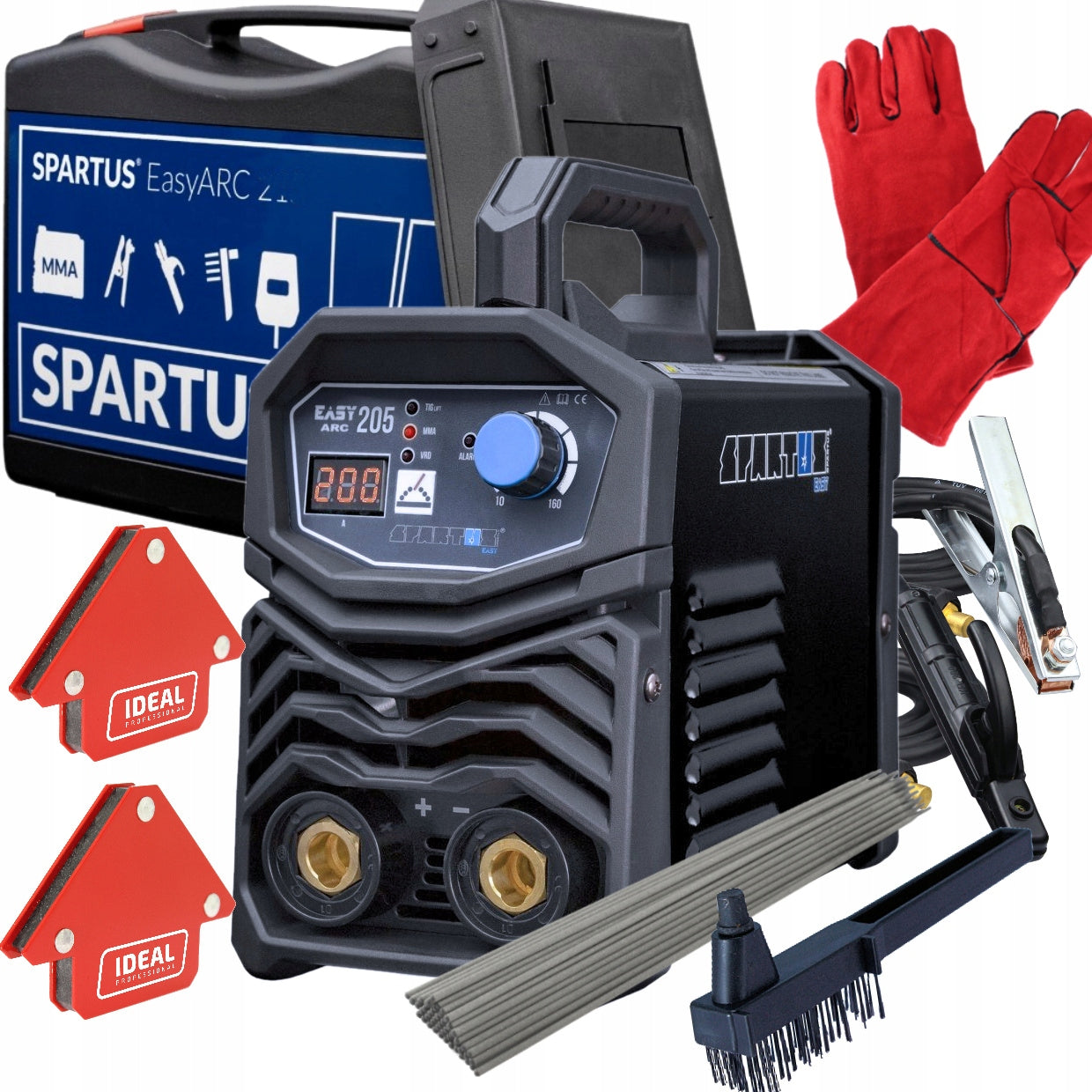 EASYARC 205 200A MMA INVERTER WELDING MACHINE IGBT SPARTUS