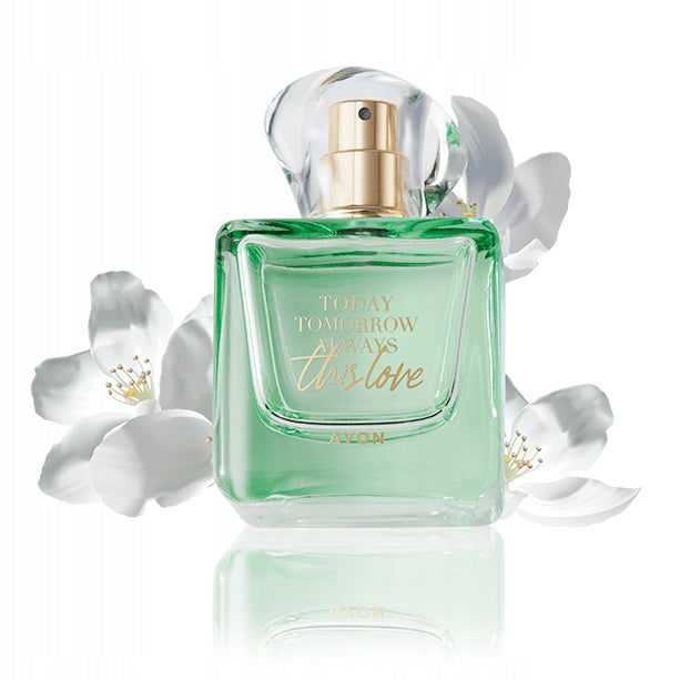 EAU DE PARFUM TODAY THIS LOVE FOR HER AVON Packaging status original
