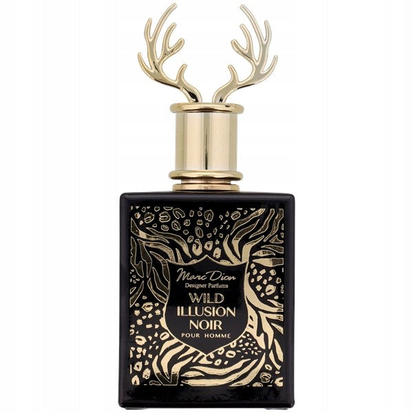 EAU DE TOILETTE ELK HORNS MARC DION WILD ILLUSION NOIR POUR HOMME 100 ML EAN (GTIN) 8904174421796