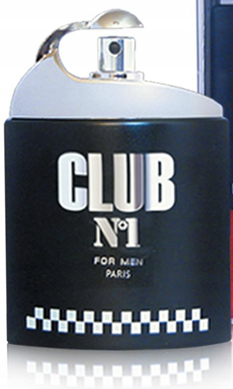 EAU DE TOILETTE FOR MEN NEW BRAND PRESTIGE MEN CLUB BLACK EDT 100ML Manufacturer code A5833
