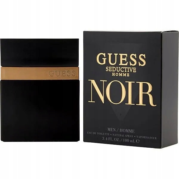 EAU DE TOILETTE MESKA GUESS SEDUCTIVE NOIR FOR MEN ORIGINAL PERFUME 100ML Packaging status original