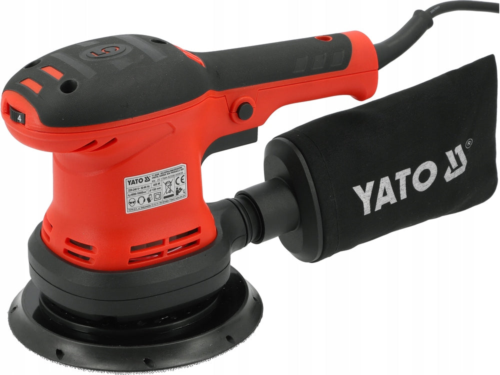 ECCENTRIC GRINDER 150MM 400W ECCENTRIC RANGE 5MM YT-82208 Brand Yato