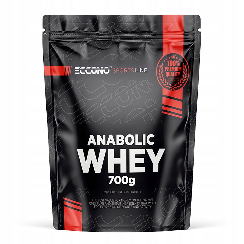 ECCONO ANABOLIC WHEY PROTEIN 700G PROTEIN 80% WPC MPC CONCENTRATE CREATINE Wa Expiration date not specified