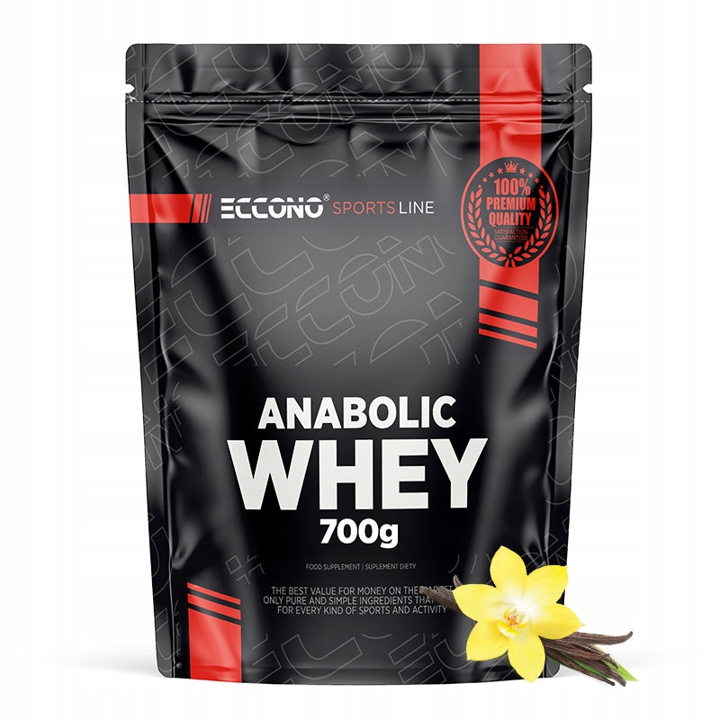 ECCONO ANABOLIC WHEY PROTEIN 700G PROTEIN 80% WPC MPC CONCENTRATE CREATINE Wa