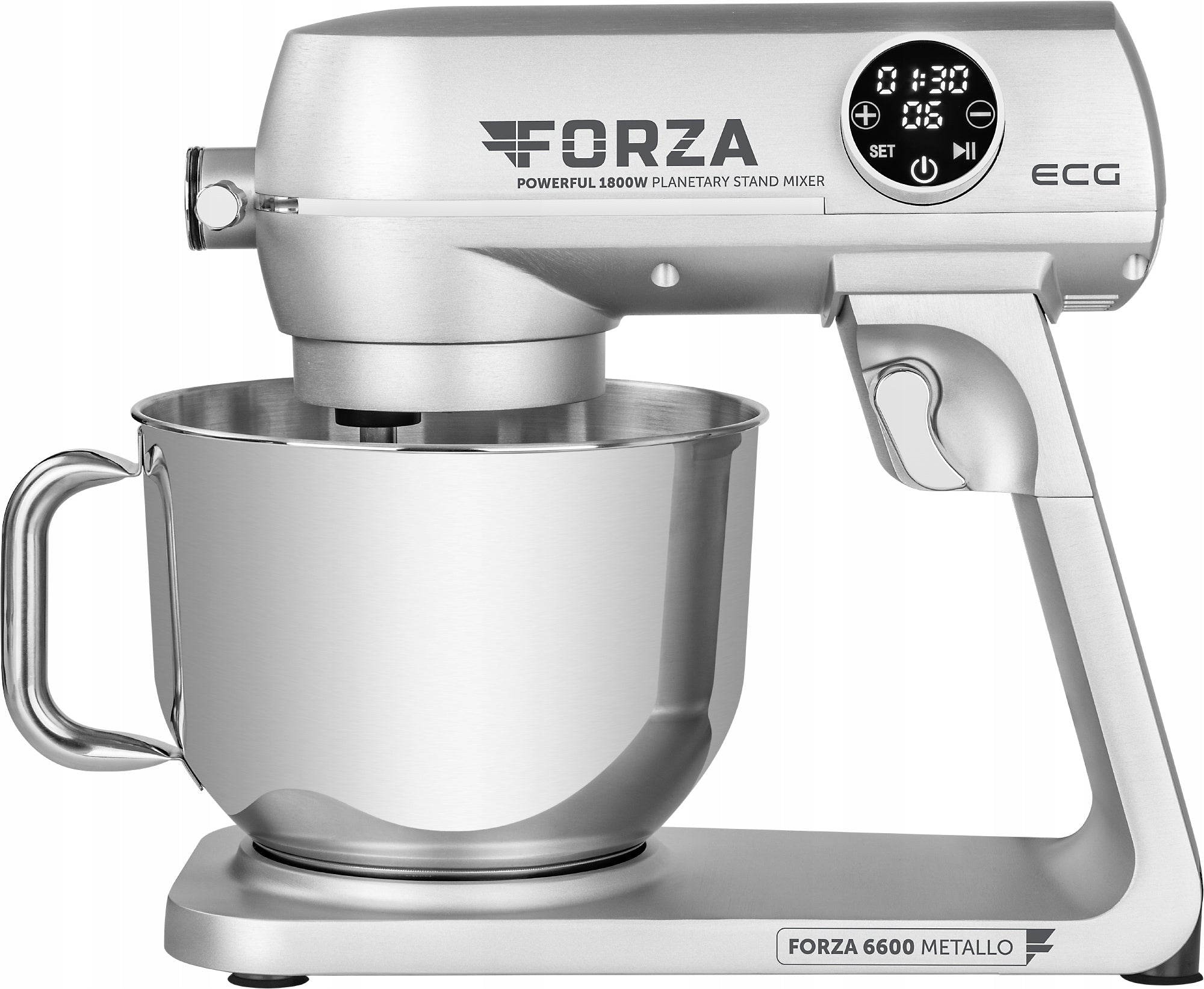 ECG FORZA 6600 Metallo Argento Brand ECG