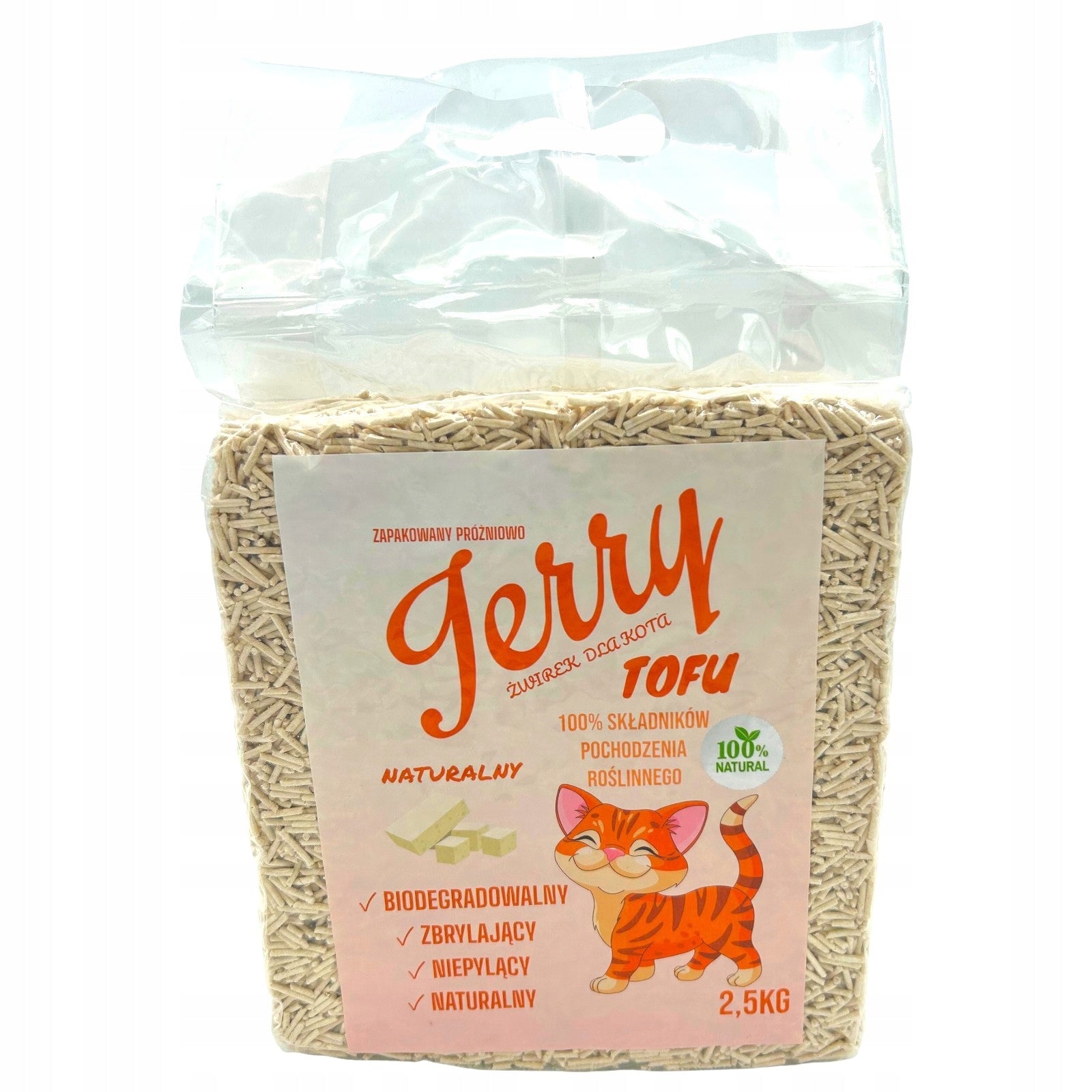 ECO-FRIENDLY Clumping Cat Litter NATURAL, Unscented EFFICIENT Kind tofu