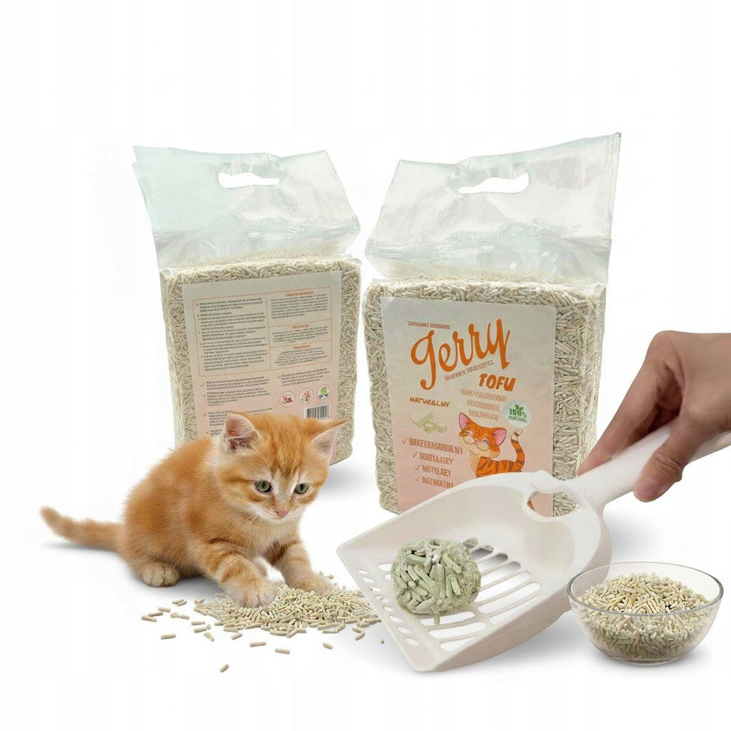 ECO-FRIENDLY Clumping Cat Litter NATURAL, Unscented EFFICIENT