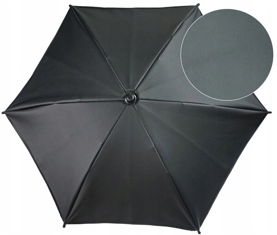 ECO-LEATHER UMBRELLAS FOR STROLLERS WITH UV FILTER -COLORS
