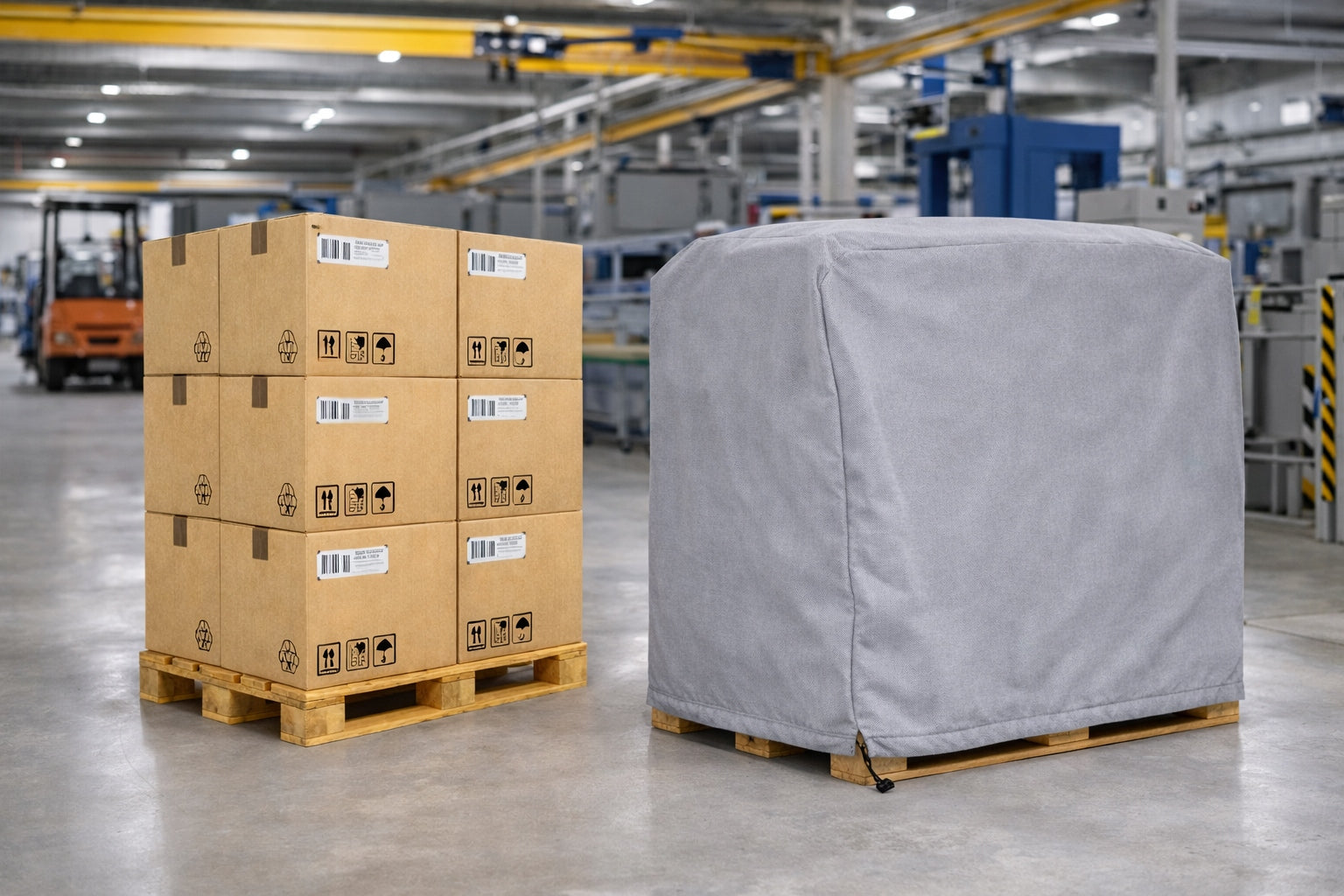 ECO protective cover for pallet 120 x 80 H 100 EVERY DIMENSION Manufacturer code PP.DREWNO
