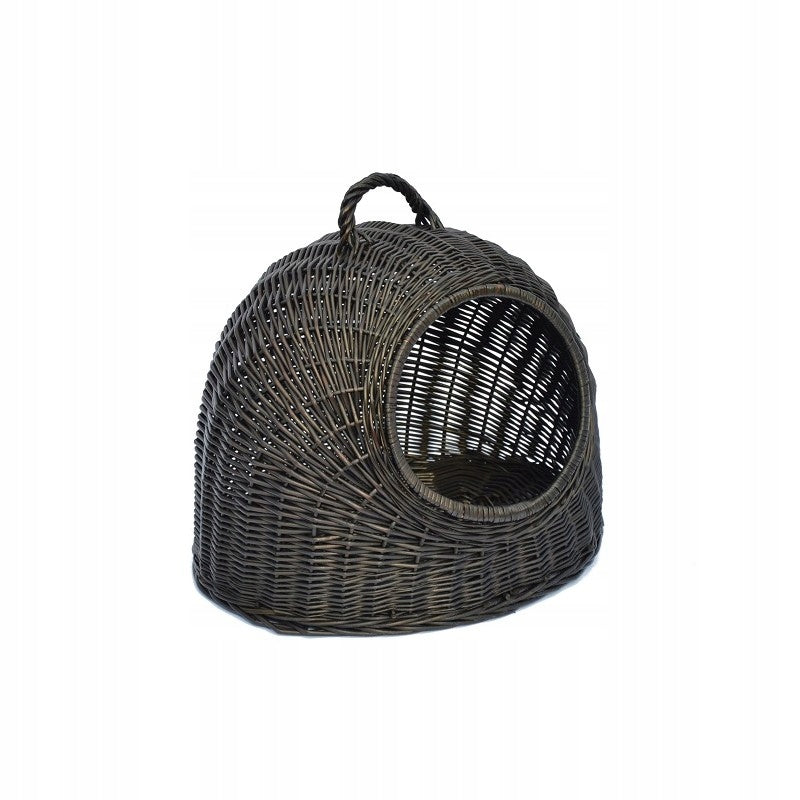 ECOBudka Cottage Cat Dog Bed WICKER L