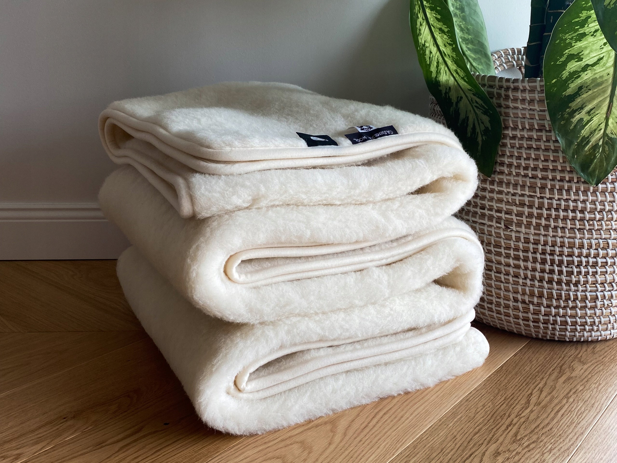 ECRU WOOL BLANKET 140X200 – NATURAL CASHMERE WOOL EAN (GTIN) 5906022576477