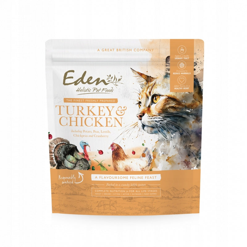 EDEN Turkey and chicken dry cat food 1,5 kg