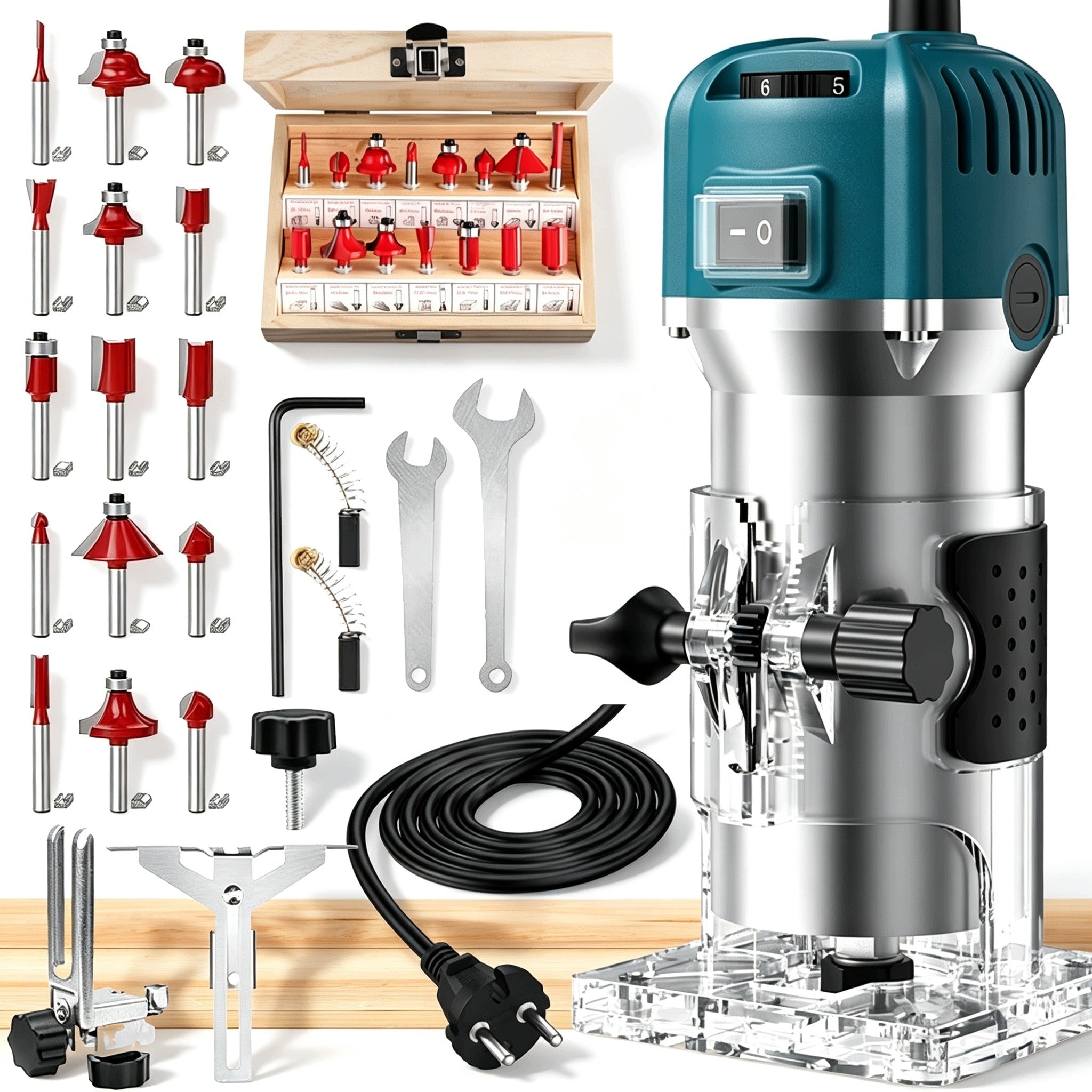 EDGE MILLING MACHINE 800W ALUMINUM 30000RPM MILLING DIY CABINET WOOD