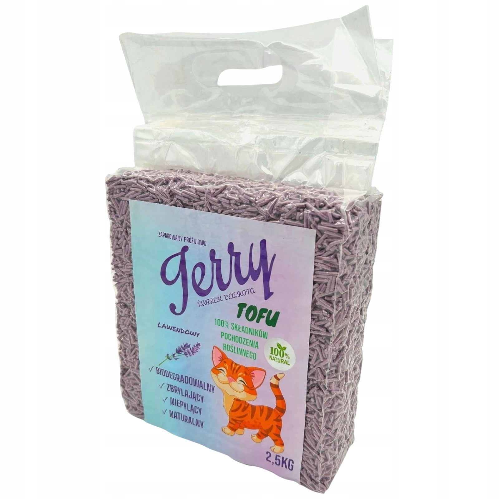 EFFICIENT cat litter 100% NATURAL and Eco-friendly Does not stick to paws Brand Aquos