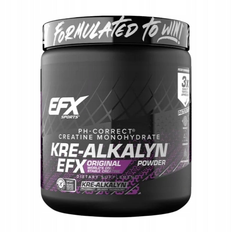 EFX KRE-ALKALYN Strong Creatine 220g 110 servings USA pH Stable Strong