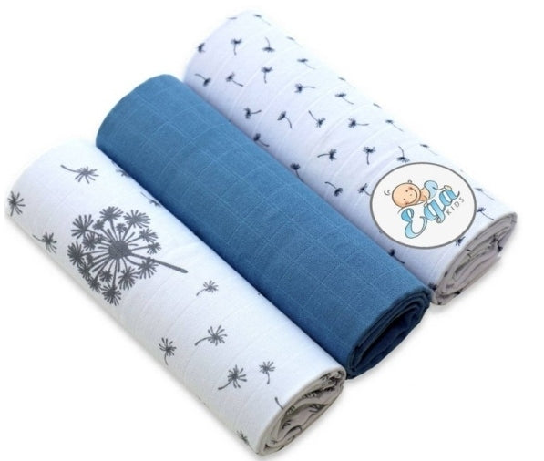 EGA Muslin Diapers 60 x 80 cm Set of 3