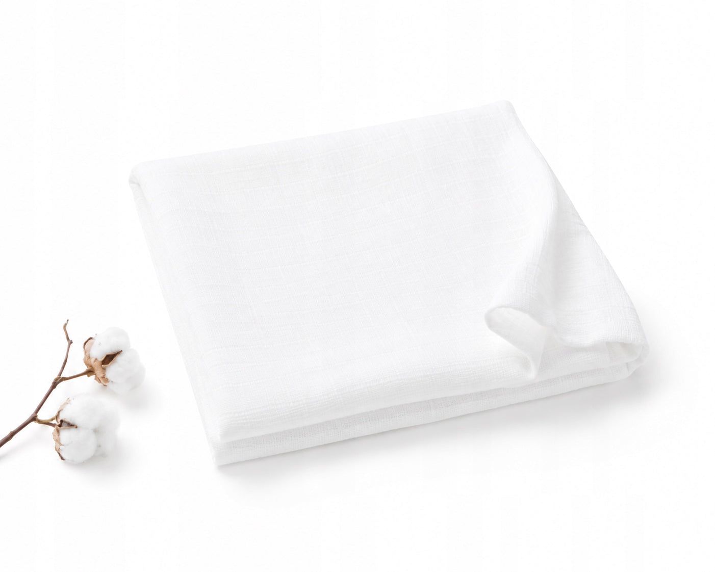 EGA Tetra Diaper White 70x80 cm Cotton