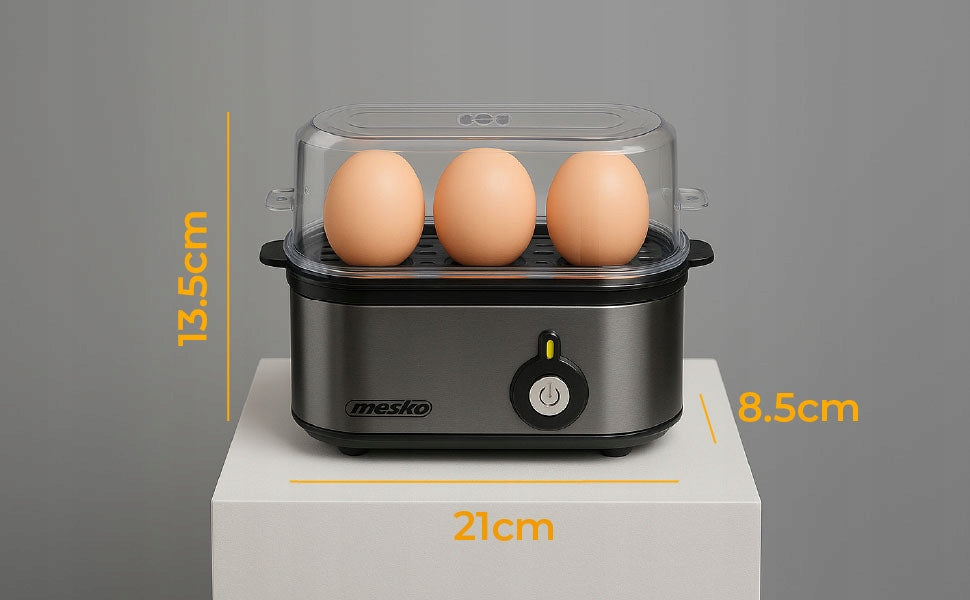 EGG COOKER AUTOMATIC EGG COOKER 3 PCS ELECTRIC MESKO Maximum number of eggs 3
