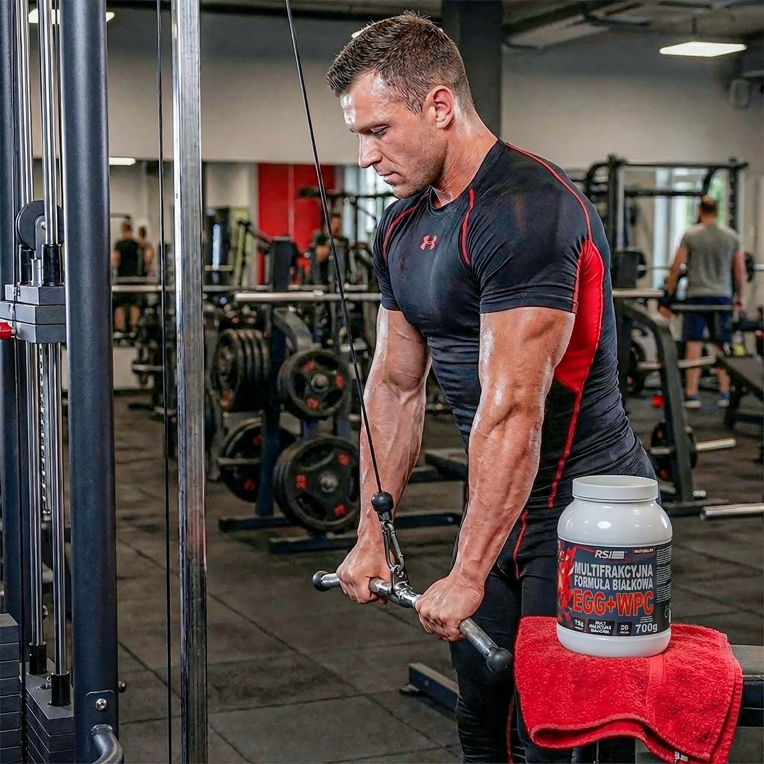 EGG WPC PROTEIN SUPPLEMENT 80 EGG PROTEIN ALBUMIN + WHEY 700G NATURAL Packaging status original