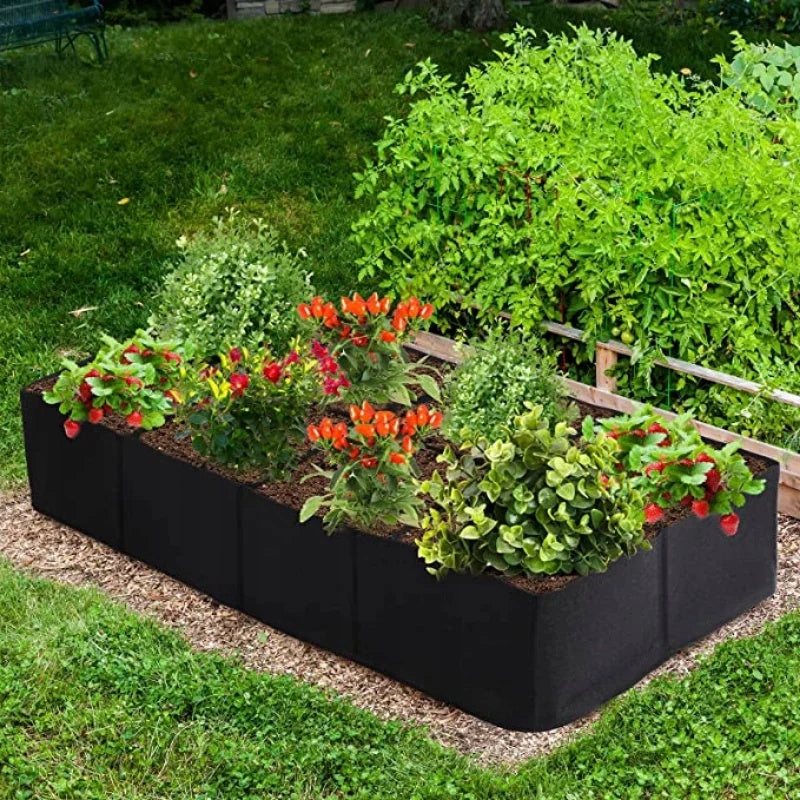 EIGHT-CHAMBER POT BAG WITH FLISELINE GARDEN POTS FOR VEGETABLES HERBS Brand Dampod