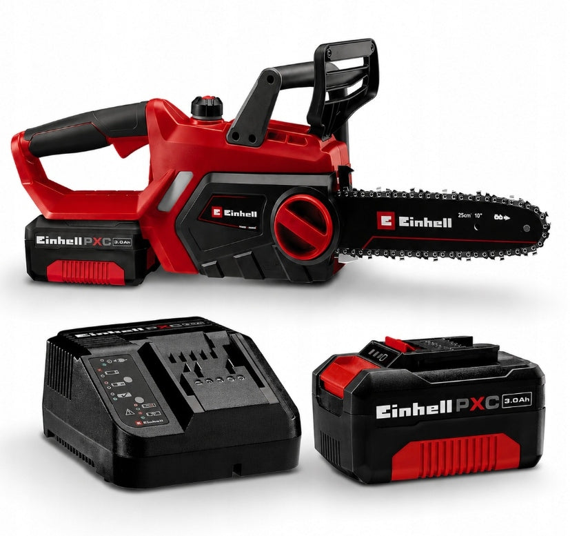 EINHELL CORDLESS CHAINSAW GC-KS 18V BATTERY + CHARGER