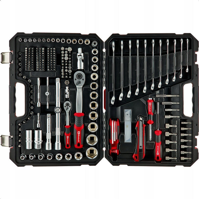 EINHELL SOCKET WRENCHES TOOL SET IN CASE 233 EL. 2 RATCHETS XXL Manufacturer code 49370640