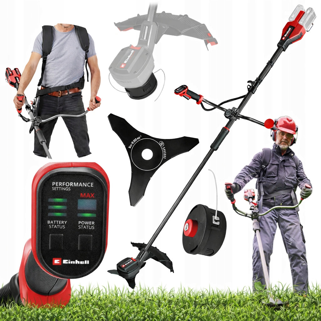EINHELL TRIMMER 43cm CORDLESS SCYTHE 2x18V GP-BC 36/430 Li BL-Solo